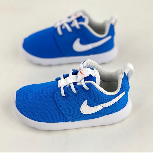 NEW Nike Roshe One Blue White Toddler Shoes - Picture 8 of 15